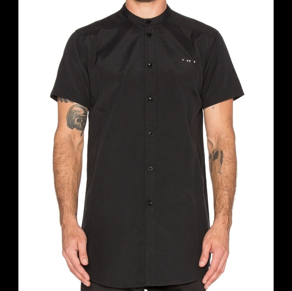 Publish Mono Draco Button Down in Black